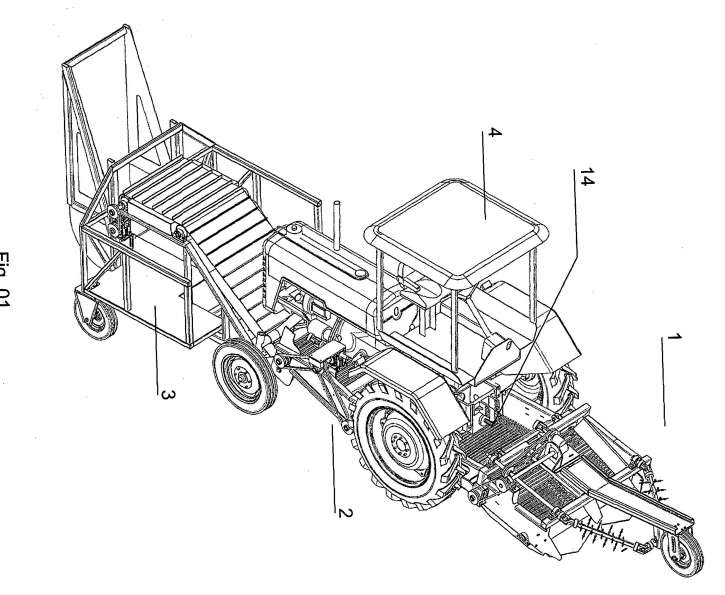 EQUIPAMENTO COLHEDOR DE TUBÉRCULOS